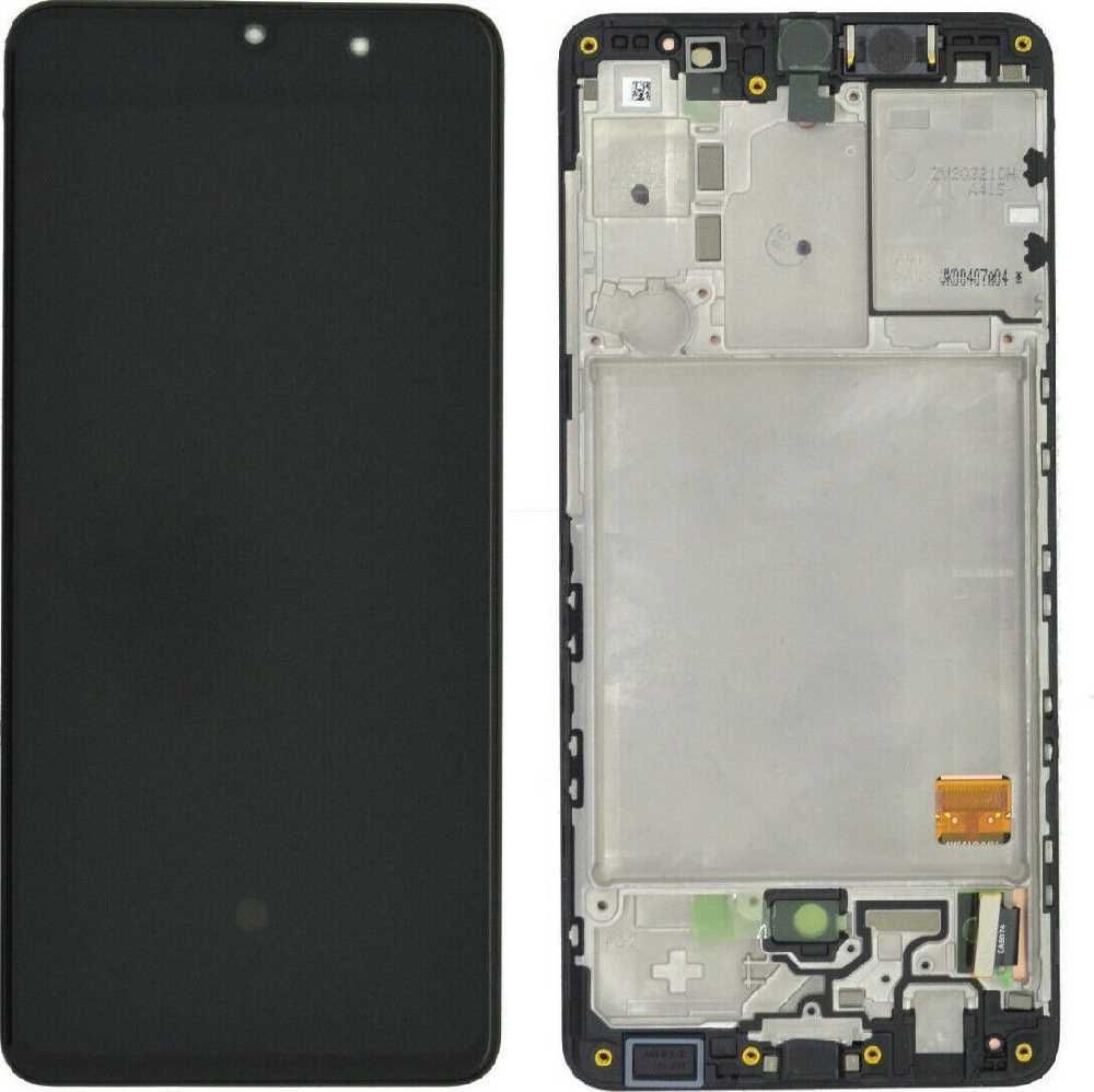 Дисплей для Samsung A415 Galaxy A41 2020 з рамкою чорний TFT, без функції сканера пальца 27465 фото