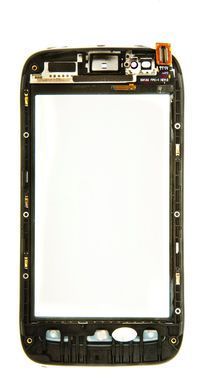 Сенсор (тачскрин) Nokia Lumia 710 и рамкой черный 01657 фото