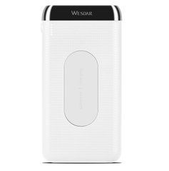 Внешний аккумулятор (Повербанк) Wesdar WS3 Wireless 10000mah White 15074 фото