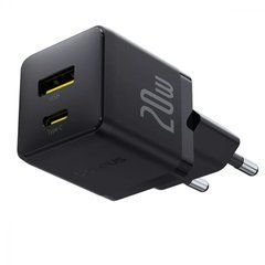 Сетевое зарядное устройство Baseus Palm Fast Charger 20W USB+Type-C (P10111608113-00) Black 32090 фото