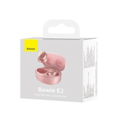 Беспроводные Bluetooth наушники Baseus Bowie E2 Pink 26701 фото