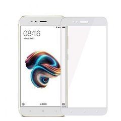 3D Защитное стекло для Xiaomi Mi A1, Mi5x белое 09978 фото
