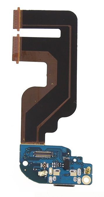 Шлейф для HTC One mini 2 с разьемом зарядки, микрофоном 04337 фото