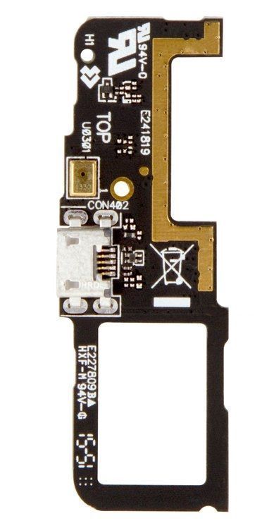 Нижняя плата для Asus ZenFone C (ZC451CG) Z007 с разьемом зарядки и микрофоном 05586 фото