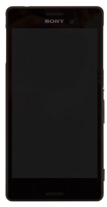 Дисплей Sony E2312, E2333 Xperia M4 Aqua с рамкой черный Оригинал Китай 04801 фото