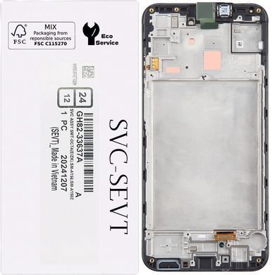 Дисплей для Samsung A155 Galaxy A15 2023, A156 з рамкою чорний Brave Black Оригінал, GH82-33637A 31125 фото