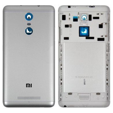 Задняя крышка для Xiaomi Redmi Note 3 серая 04324 фото