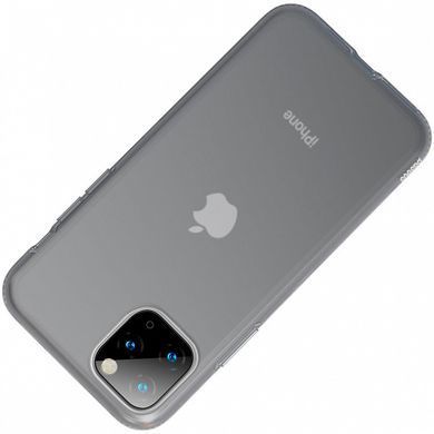 Чехол Baseus Jelly Liquid Silica Gel Transparent Black для Apple iPhone 11 Pro (WIAPIPH58S-GD01) 15230 фото