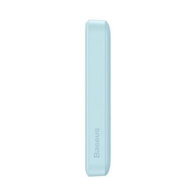 Зовнішній акумулятор (Повербанк) Powerbank Baseus Magnetic Mini Wireless 10000mAh 20W Blue (PPCX030003) 26837 фото