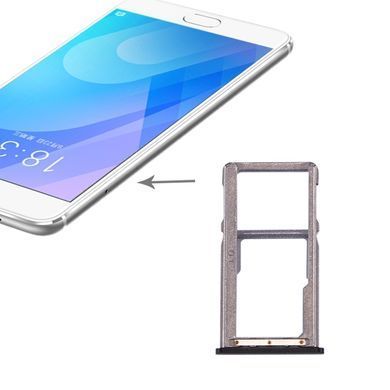 Тримач SIM-картки та картки пам'яті Meizu M6 Note M721H чорний 11222 фото
