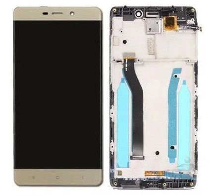 Дисплей для Xiaomi Redmi 4 Pro, Redmi 4 Prime с рамкой золотой 23663 фото