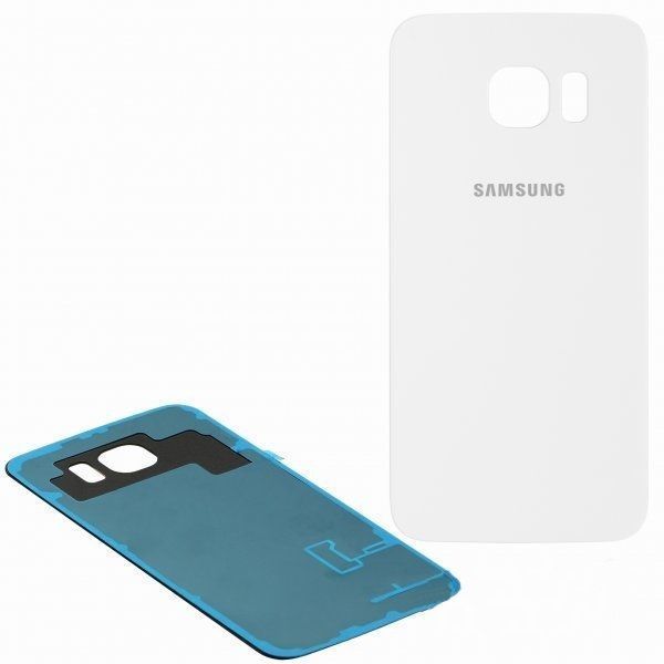 Задняя крышка для Samsung G920F Galaxy S6 белая, White Pear Оригинал Китай 08380 фото