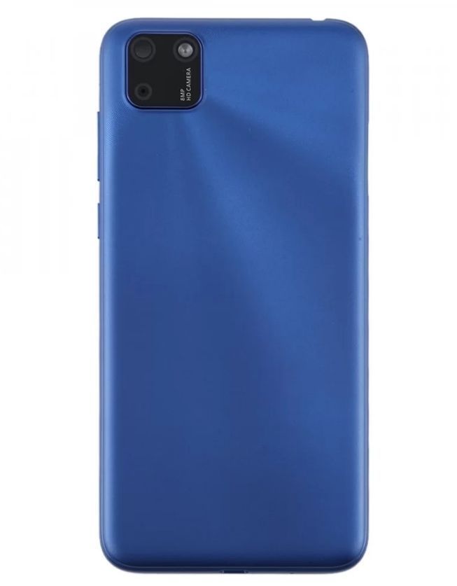 Задняя крышка Huawei Y5P 2020 синяя, Phantom Blue, Оригинал Китай, со стеклом камеры 23018 фото