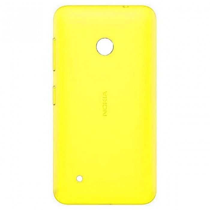 Задняя кришка для Microsoft (Nokia) Lumia 530 (RM-1017/RM-1019) желтая 08647 фото