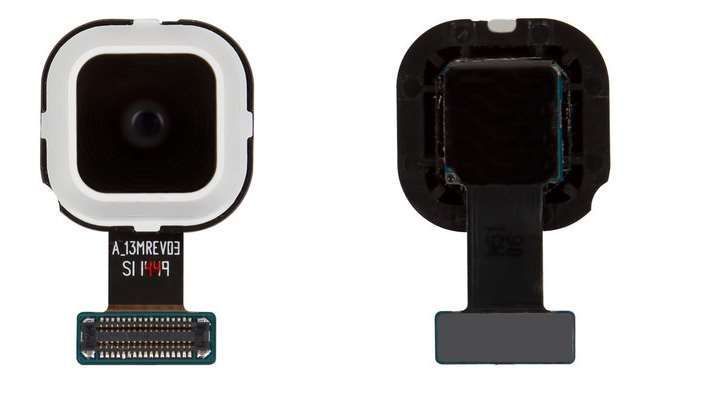 Камера Samsung A700H Galaxy A7 (2015), A700F, 13MP основная (большая), белая, на шлейфе 09574 фото