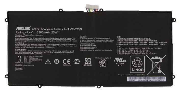 Аккумулятор Asus C21-TF301 для Asus Pad Infinity TF700T 05544 фото
