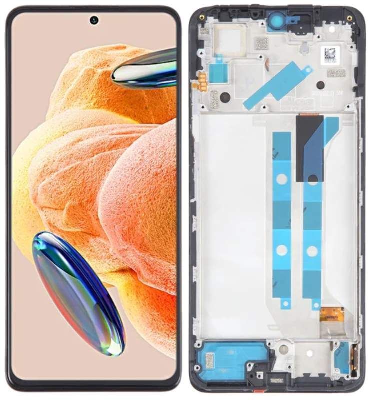Дисплей для Xiaomi Redmi Note 12 Pro 4G с рамкой черный OLED 28467 фото