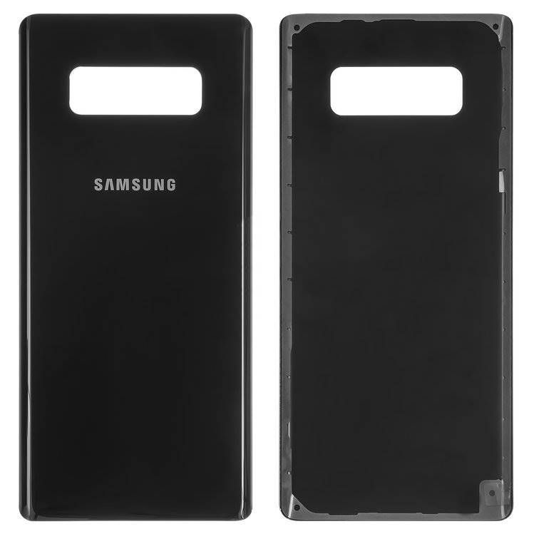 Задняя крышка для Samsung N950F Galaxy Note 8 черная, Midnight Black, Оригинал Китай 10460 фото