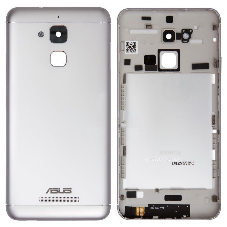 Задняя крышка Asus ZenFone 3 Max ZC520TL X008D серебристая 07811 фото