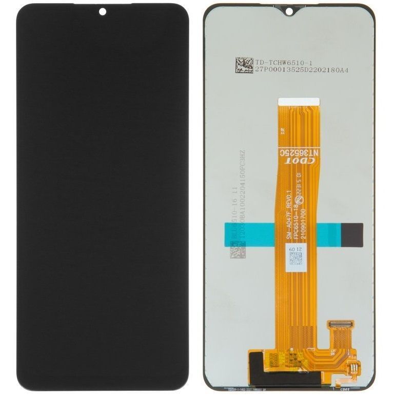Дисплей для Samsung A047 Galaxy A04s чорний (GH82-29805A) Оригинал 29237 фото