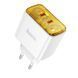 Сетевое зарядное устройство Hoco CS43A 2 Type-C PD 45W белый 29600 фото 1
