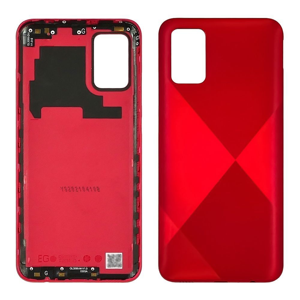 Задняя крышка для Samsung A025F Galaxy A02s, M025F Galaxy M02s красная Оригинал Китай 32900 фото
