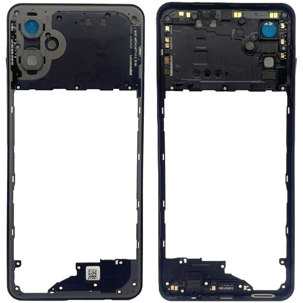 Рамка корпусу Samsung A066 Galaxy A06 5G чорна, Black 33148 фото
