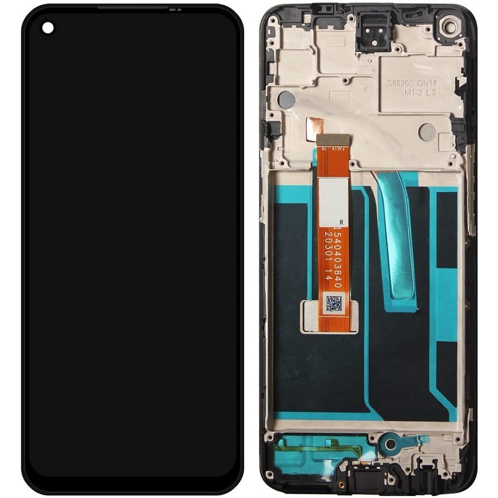 Дисплей для OnePlus Nord N10 5G с рамкой черный Оригинал Китай 29653 фото