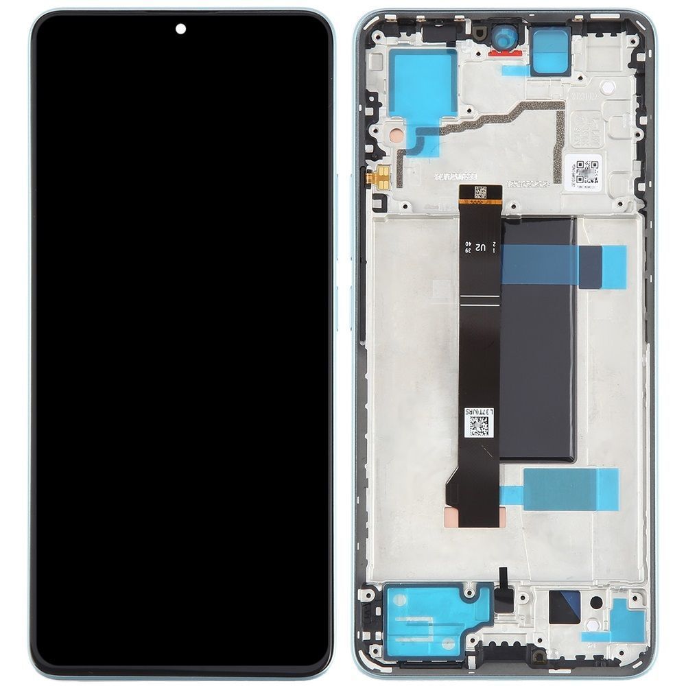 Дисплей для Xiaomi Redmi Note 13 Pro 5G 2312DRA50C, 2312CRAD3C, 2312DRA50G, 2312DRA50I, Poco X6 5G з рамкою синій TFT, без сканера пальця 30351 фото
