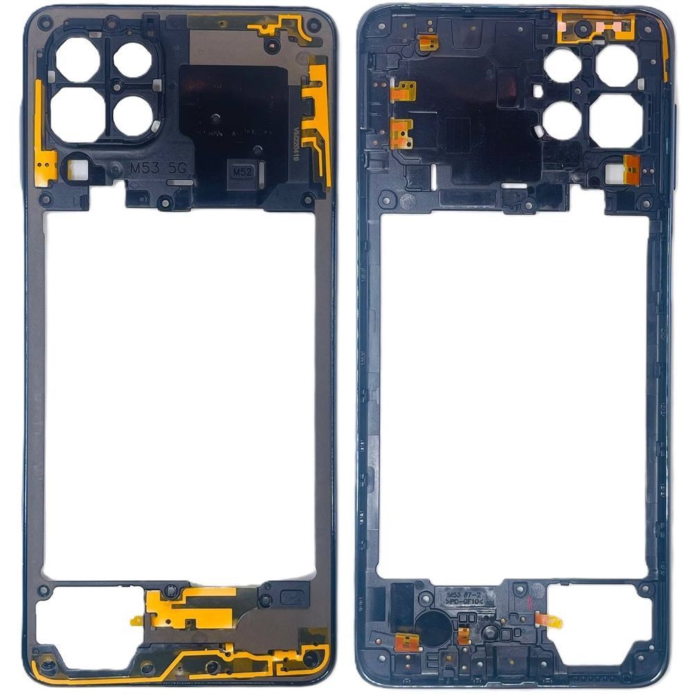 Рамка корпуса Samsung M536 Galaxy M53 черная 33703 фото