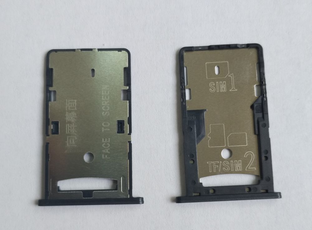 Держатель Sim-карты и карты памяти Xiaomi Redmi 4A серый Оригинал 08079 фото