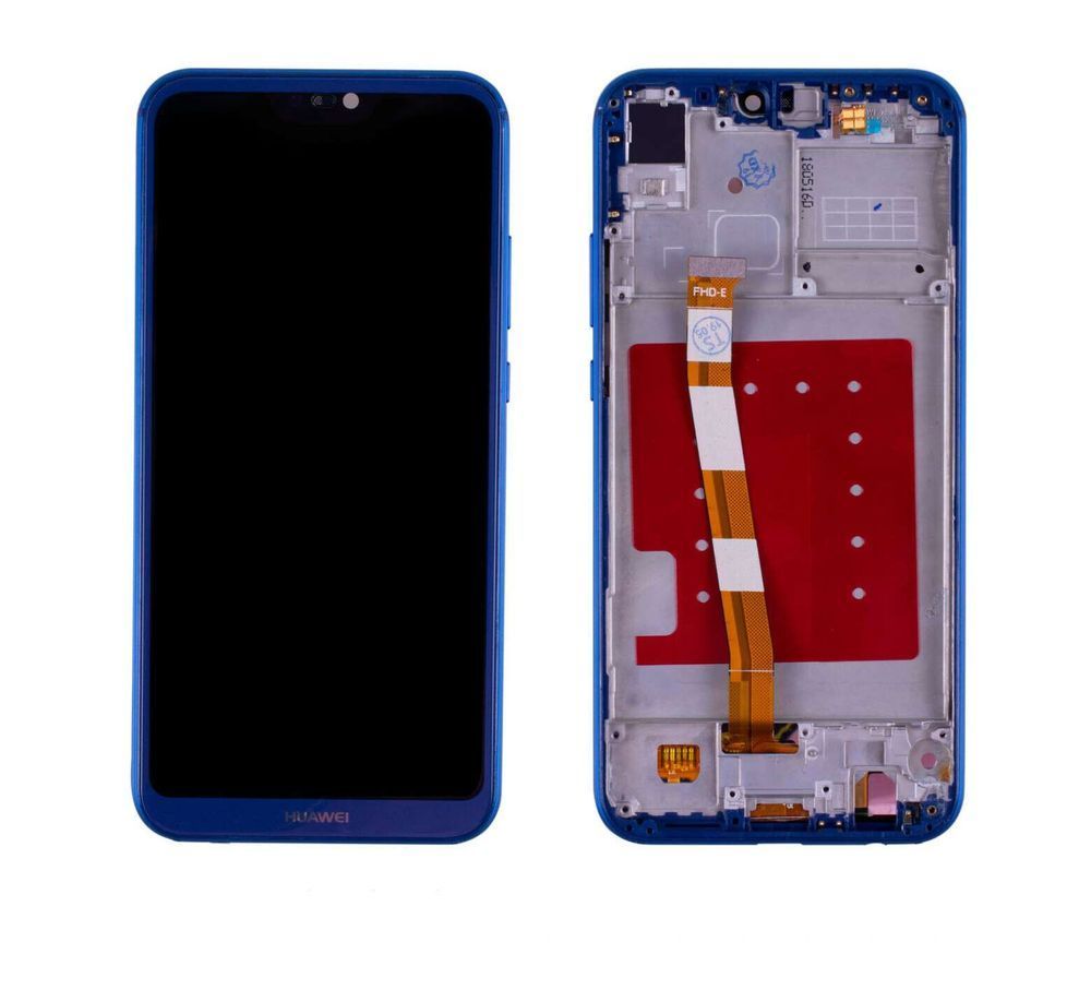 Дисплей для Huawei P20 Lite Dual Sim (ANE-L21, ANE-LX1), Nova 3e с рамкой синий 15242 фото