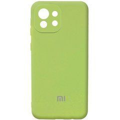 Чехол силиконовый Silicone Case для Xiaomi Mi 11 Lite Mint 23870 фото