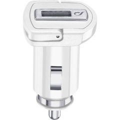 Автомобільний зарядний пристрій зі швидкою зарядкою Cellularline USB 3A white 15628 фото