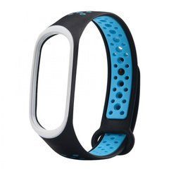 Ремешок Xiaomi для Mi Band 3, Mi Band 4 Sport черный,синий 14072 фото