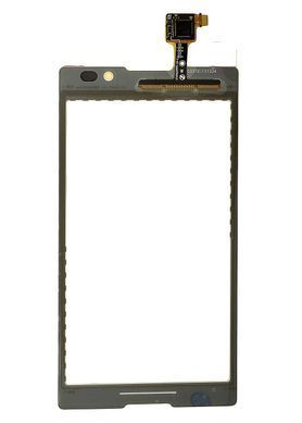 Сенсор (тачскрин) Sony C2305 (S39h) Xperia C белый 00499 фото
