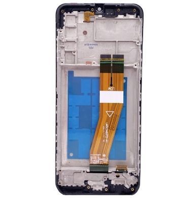 Дисплей для Samsung A025G Galaxy A02s, M025 Galaxy M02s 2021 з рамкою чорний (163 x 72 мм) 29002 фото