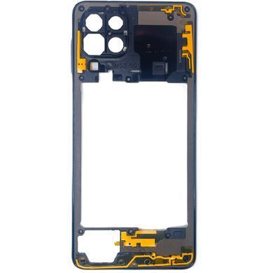 Рамка корпусу Samsung M536 Galaxy M53 чорна 33703 фото