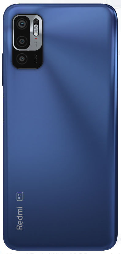 Задня кришка для Xiaomi Redmi Note 10 5G синя 06692 фото