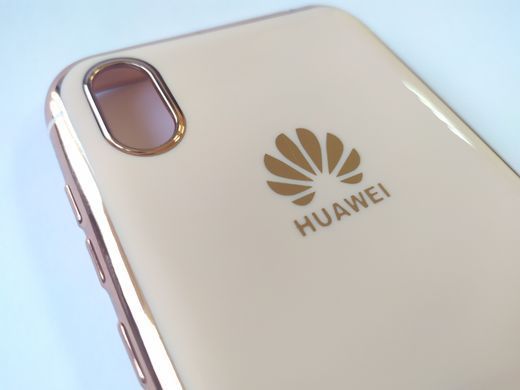 Чехол силиконовый Plating Case для Huawei Honor 8S, Y5 2019 золотой 16886 фото