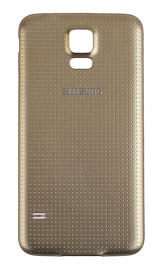 Задня кришка для Samsung G900H Galaxy S5 золотиста 03197 фото