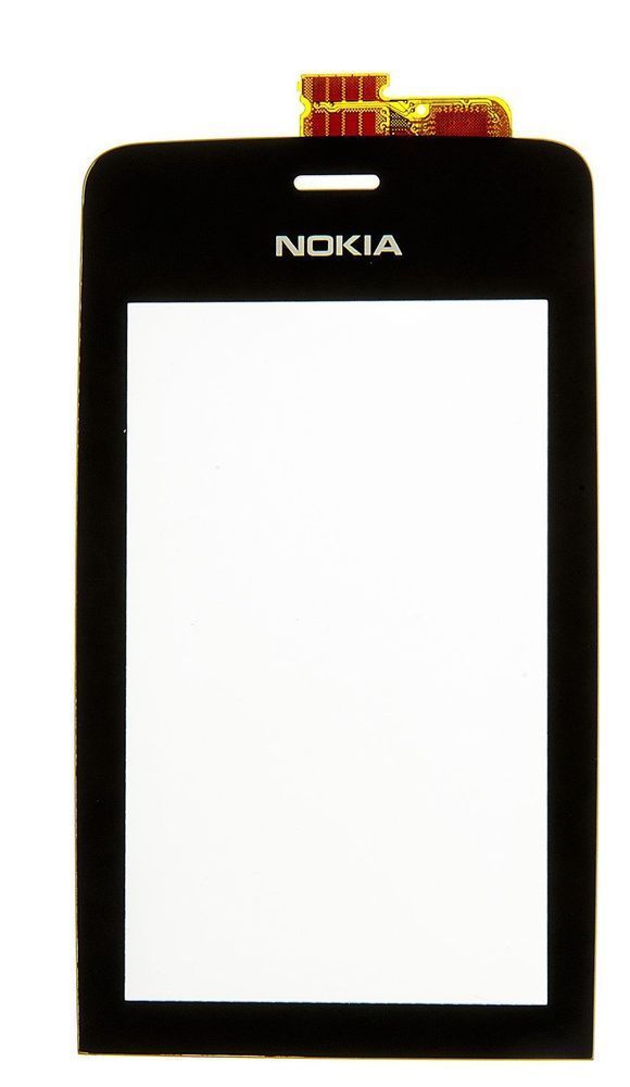 Сенсор (тачскрин) Nokia Asha 308, Asha 309, Asha 310 черный 01569 фото