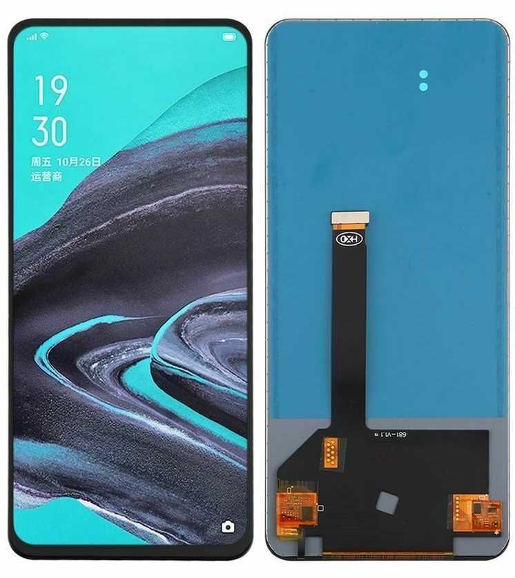 Дисплей для Oppo Reno 2 черный TFT, без функции сканера пальца 18357 фото