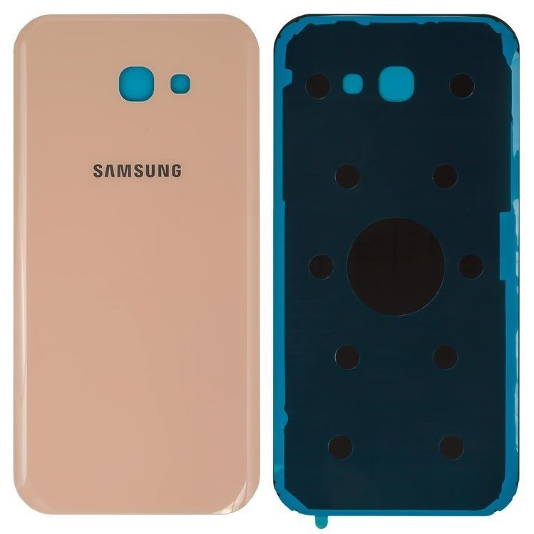 Задняя крышка для Samsung A720F Galaxy A7 (2017) розовая 07120 фото