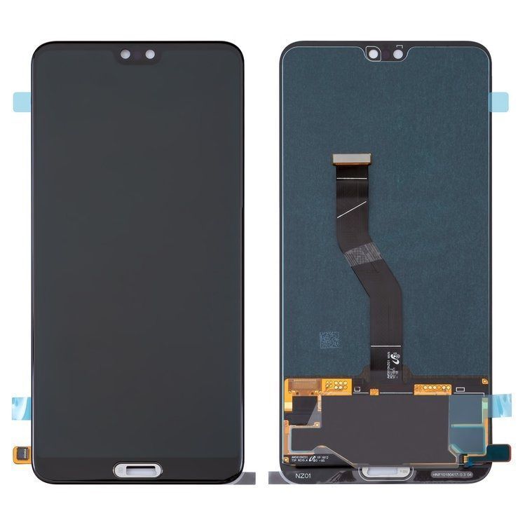Дисплей для Huawei P20 Pro (CLT-L29, CLT-L09) черный, OLED, без шлейфа сканера отпечатка пальца 22949 фото