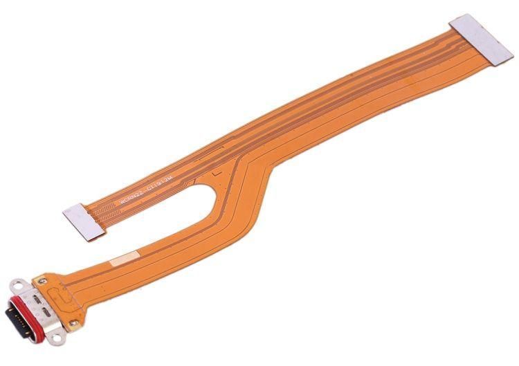 Шлейф для Oppo Reno2 Z, з розьємом зарядки, Type-C 22806 фото
