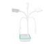 Настольная USB LED лампа Weidasi WD-6048 гибкая с аккумулятором белая 10249 фото 4