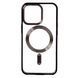 Чохол силікон Magnetic для Apple iPhone 15 Pro чорний 28143 фото 1