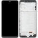 Дисплей для Samsung M225F Galaxy M22 2021 4G с рамкой черный IPS 31484 фото