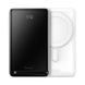 Внешний аккумулятор (Повербанк) Powerbank Baseus Magnetic Bracket Wireless Fast Charge 10000mAh 20W White (PPCX000202) 26838 фото 1